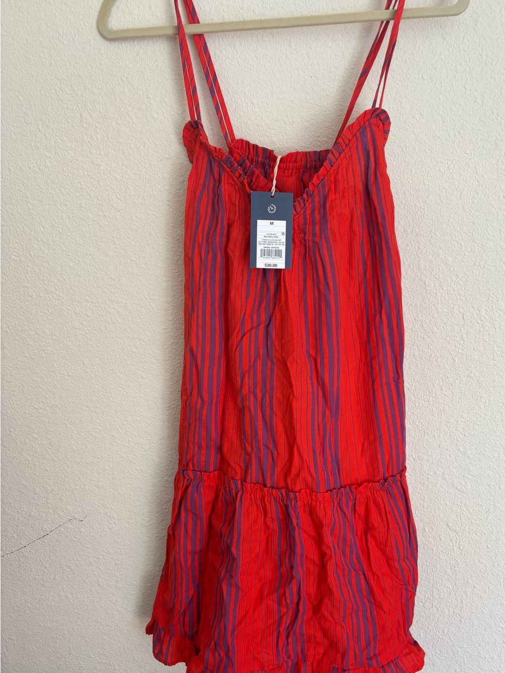 Universal Thread Red and Blue Striped Sundress